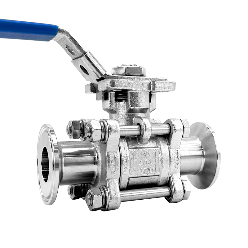 手动卡箍不锈钢球阀